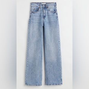H&M Wide High Jeans - size 4